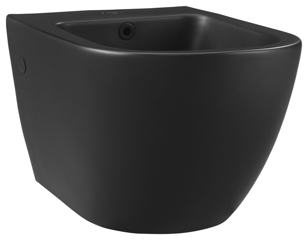 St. Tropez Wall Hung Bidet, Matte Black