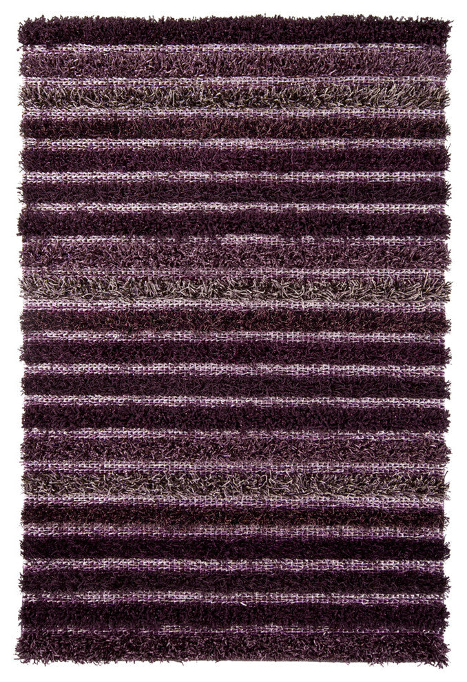 Lavasa Contemporary Area Rug, Purple, 7'9"x10'6"