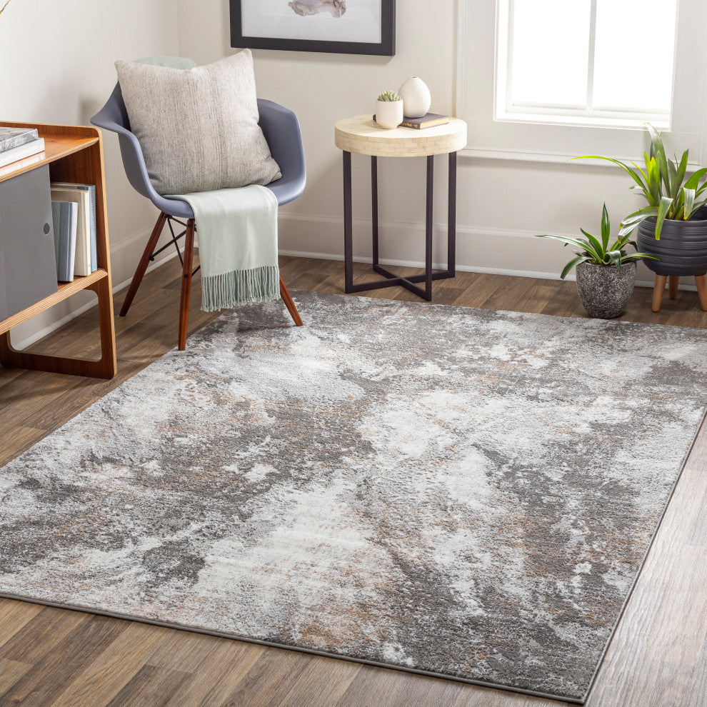 Allegro ALG-2336 Modern Light Gray 7'10"x10' Area Rug