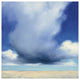 "Beach Clouds I" Digital Paper Print by Julia Purinton, 38"x38"