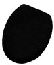 Elongated Lid Cover for Toilet Seats, Black