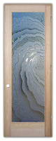 Interior Prehung Door or Interior Slab Door - Metacurl - Douglas Fir (stain...