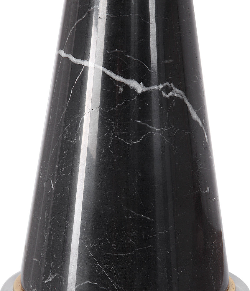 Alastair Black Marble Table Lamp