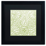 Color Bakery 'Dulce IV' Art, Black Frame, Black Matte, 16"x16"