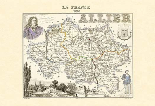 Allier- Canvas Poster 20" x 30"
