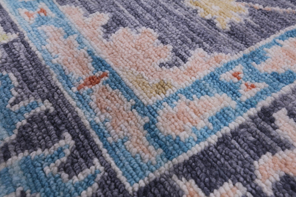 Handmade Turkish Oushak Wool Rug 9' 0" X 12' 0" - Q13359