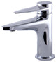 ALFI Modern Single Hole Bathroom Faucet, Polished Chrome