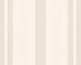 Caramello, Simple Caramel Striped Floral Wallpaper Roll Wall Decor