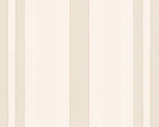Caramello, Simple Caramel Striped Floral Wallpaper Roll Wall Decor