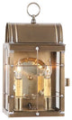 Handcrafted Outdoor Colonia 2-Light Sconce, Weathered Brass