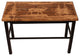 Kodiak Iron and Stained Wood Elk Scene Bench