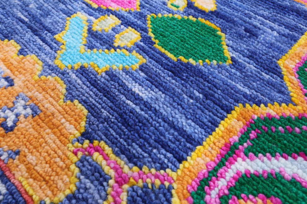 8' 2" X 10' 0" Persian Fine Serapi Hand Knotted Wool Rug - Q14937