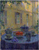 Henri Le Sidaner The Blue Tablecloth at Gerberoy Wall Decal