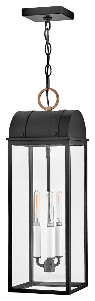 Hinkley Campbell Large Hanging Lantern, Black