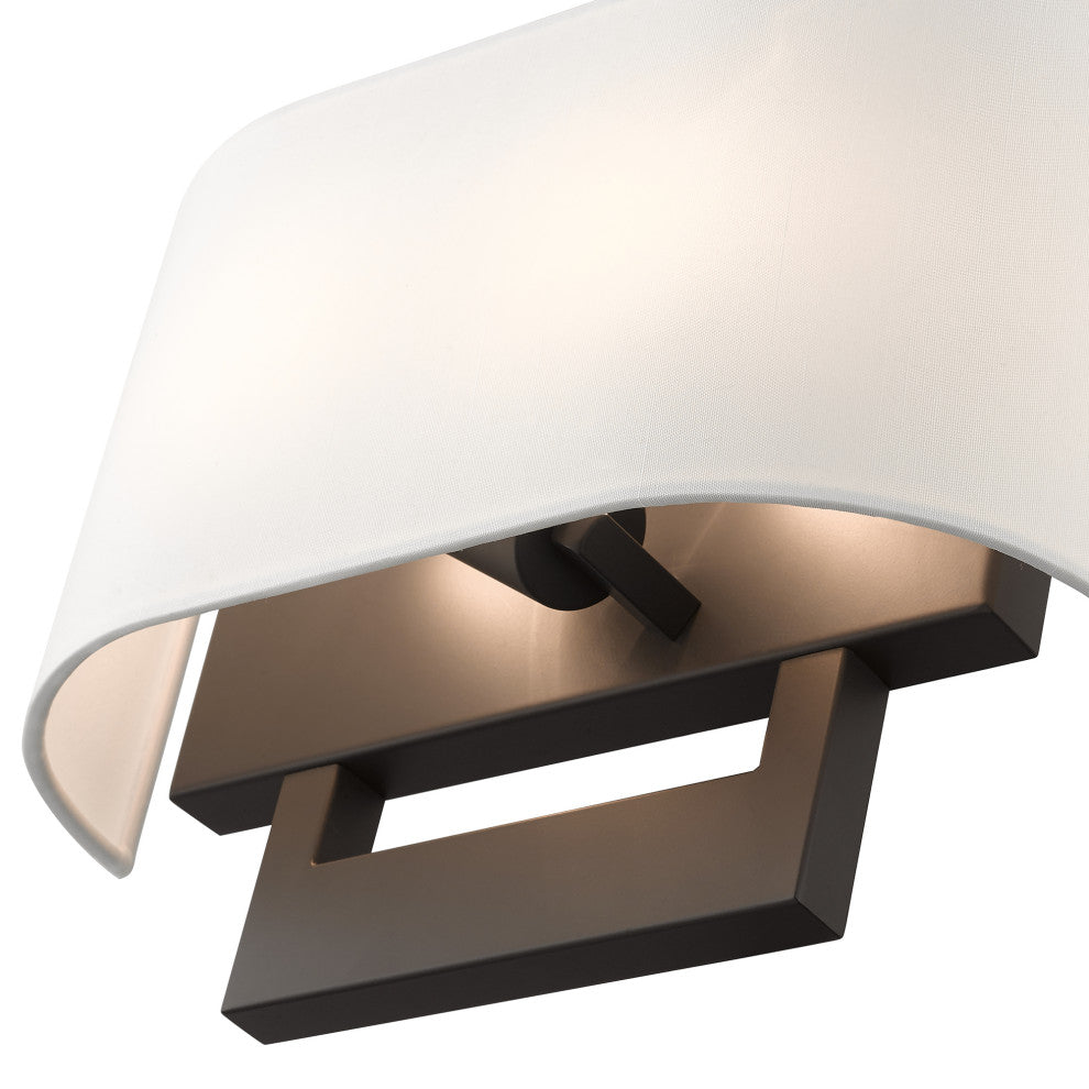 Livex Lighting Wall Sconces 2-Light Bronze Medium Sconce