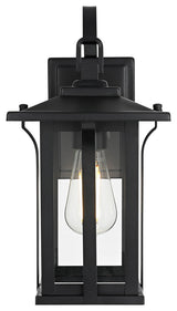 Home Living 7" Outdoor Wall Sconce, Black