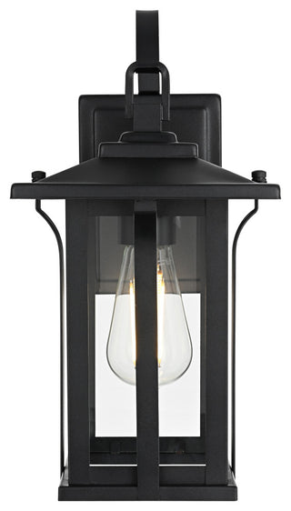 Home Living 7" Outdoor Wall Sconce, Black