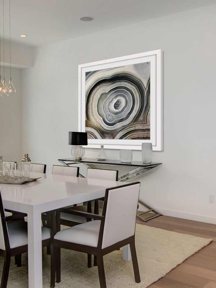"The Eye of the Geode" Framed Art Print