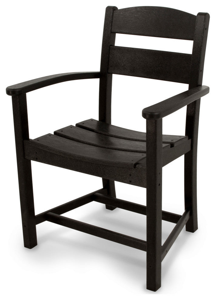 Ivy Terrace Classics Dining Arm Chair, Black