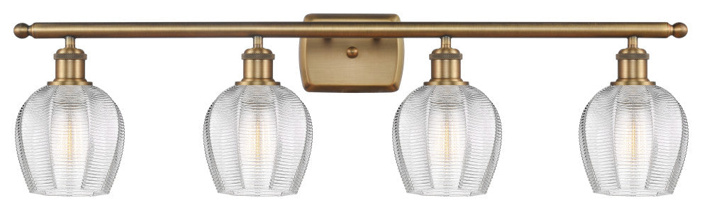 Innovations 516-4W-BB-G462-6 4 Light Bath Vanity Light, Brushed Brass