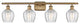 Innovations 516-4W-BB-G462-6 4 Light Bath Vanity Light, Brushed Brass