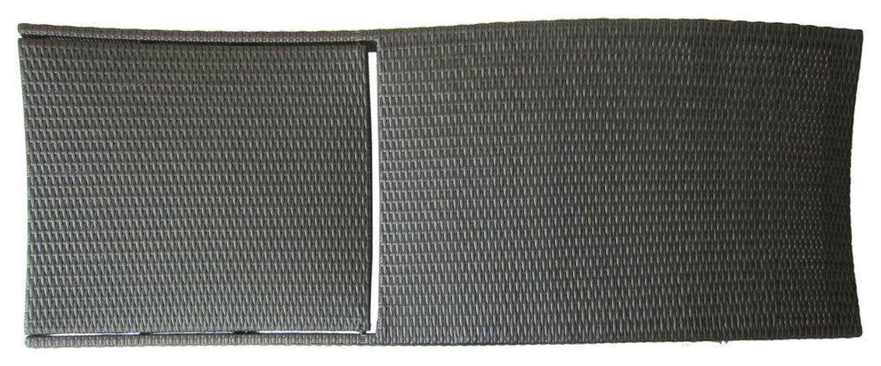 GDF Studio Arthur Outdoor Wicker Chaise Lounges, Gray, Set of 2