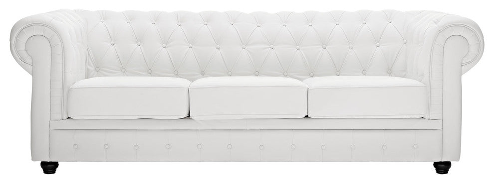 Modern Contemporary Living Room Sofa White
