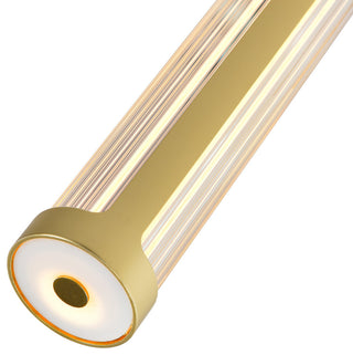 Neva 3 in LED Integrated Satin Gold Pendant