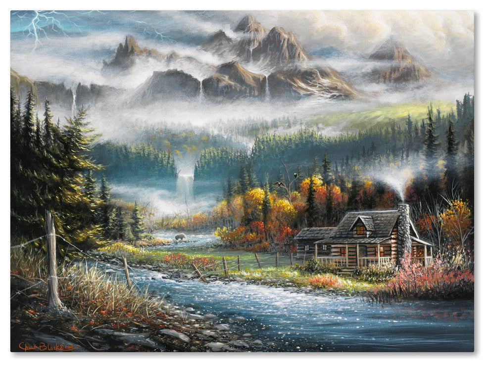 Chuck Black 'Paradise Valley' Canvas Art, 19x14
