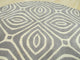 Hand-Tufted Wool Gray Contemporary Geometric Marla Rug, 7'9 Round