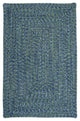 Colonial Mills Catalina CA49 Deep Sea Indoor/Outdoor Area Rug, Square 10'x10'