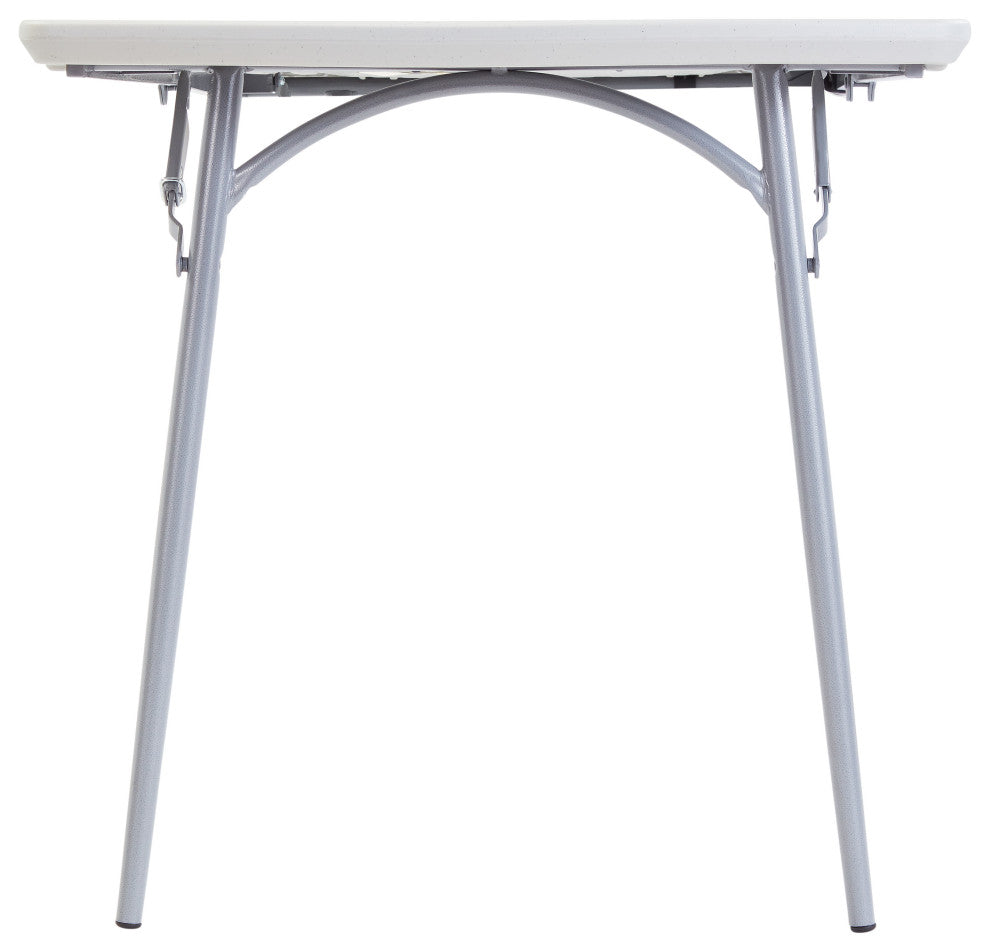 NPS 30" x 72" Heavy Duty Fold-in-Half Table, Speckled Grey