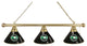 Holland University of North Dakota 3-Shade Billiard Light - Brass