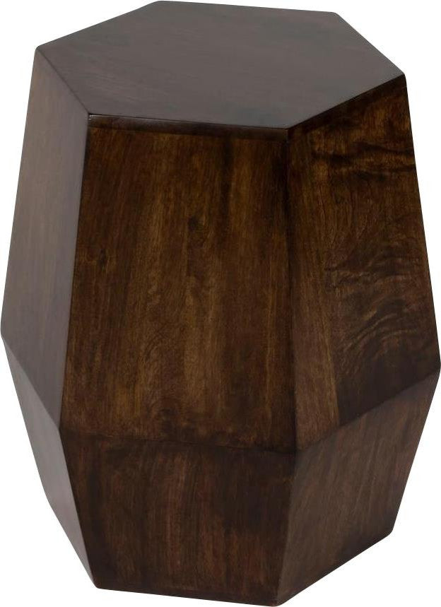 Contemporary Gold Leaf Side Table