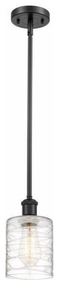 Innovations 516-1S-BK-G1113 1-Light Mini Pendant, Matte Black