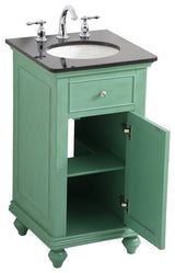 Home Living 19" Single Bathroom Vanity, Vintage Mint