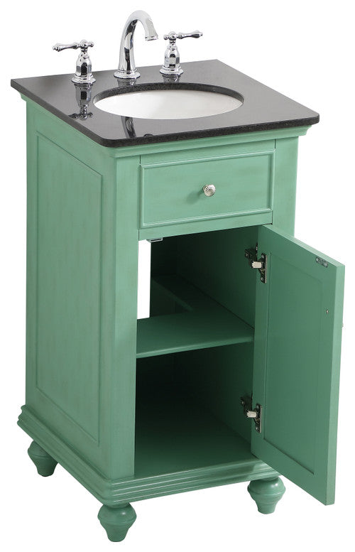 Home Living 19" Single Bathroom Vanity, Vintage Mint