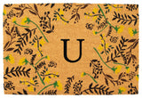 Calloway Mills Lily Bliss Monogram Doormat, Letter U