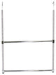 Adjustable Closet Hanger Rod, 2-Tier, Silver