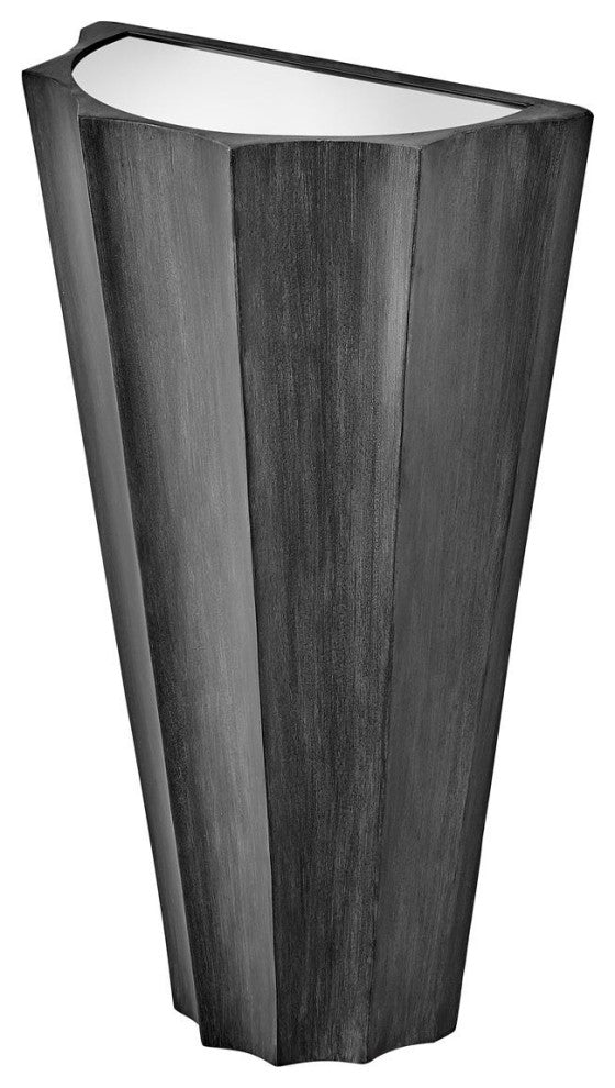 Hinkley Gia Medium Two Light Sconce, Brushed Graphite