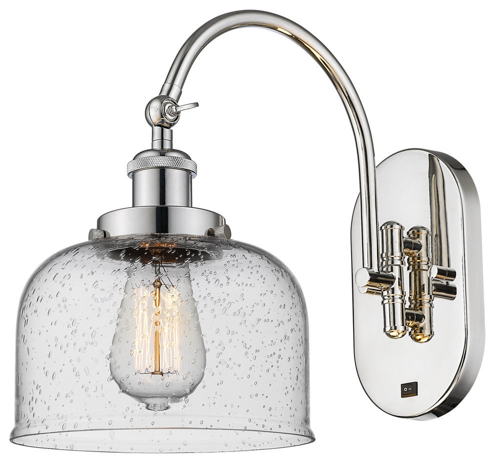 Bell Sconce, Polished Nickel, Seedy, Seedy