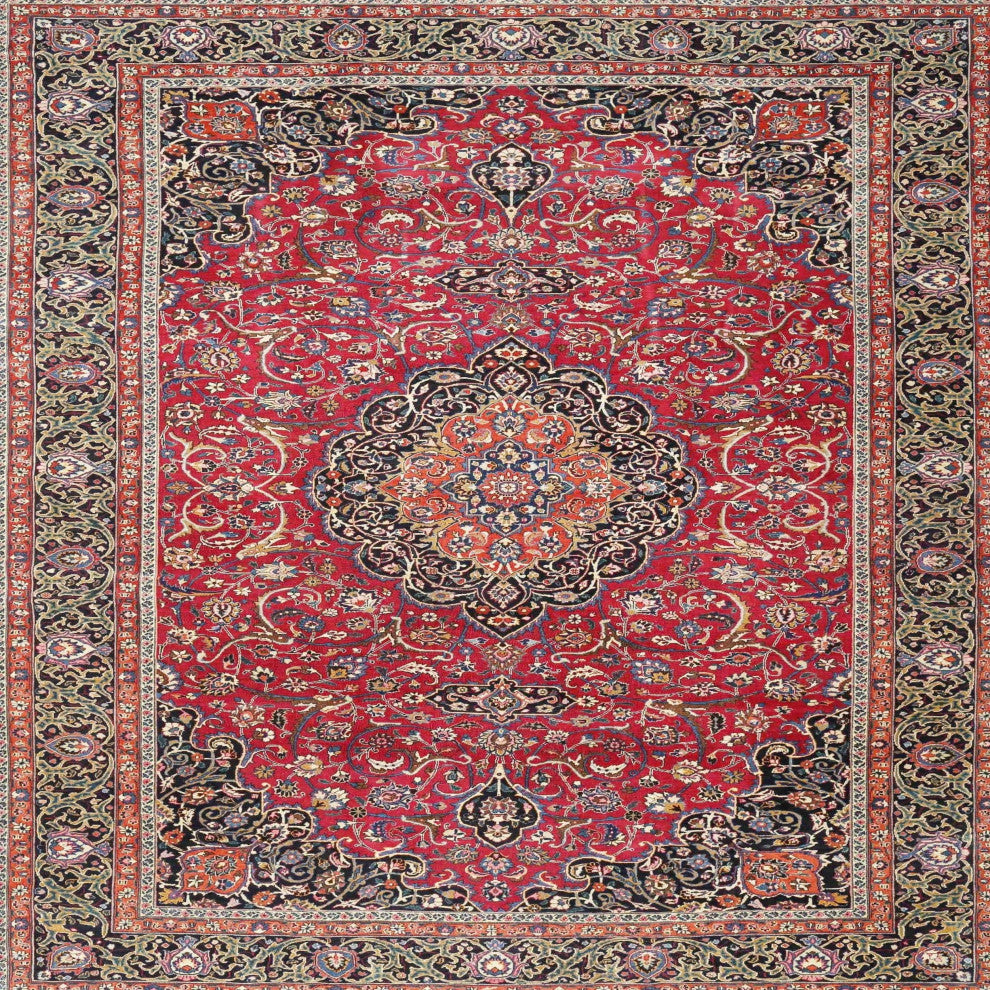 Ahgly Company Indoor Square Traditional Area Rugs, 5' Square