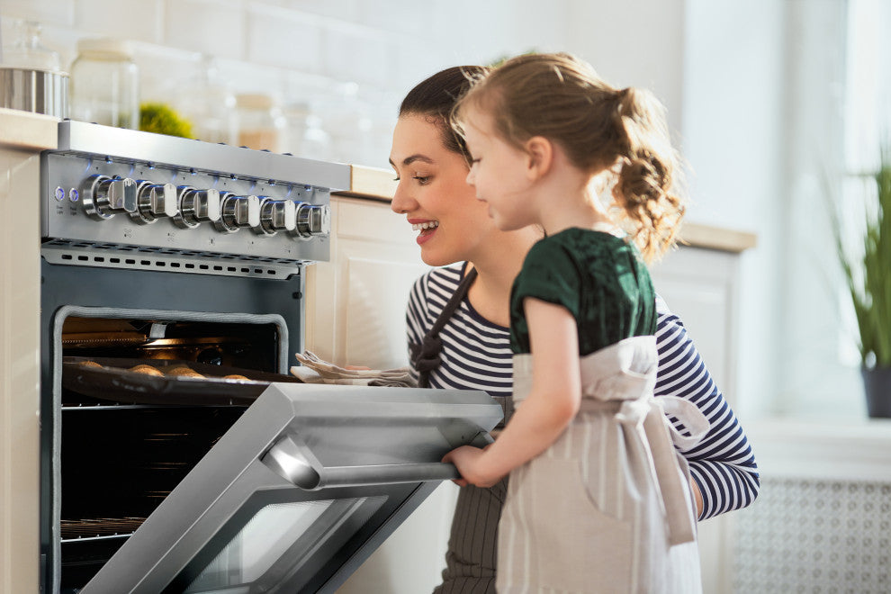4-Piece, 30" Gas Range, 30" Range Hood, 24" Dishwasher and Refrigerator