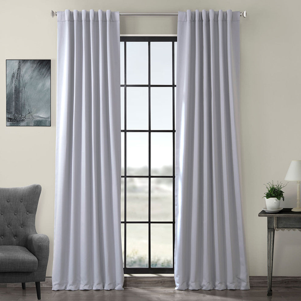 Fog Gray Room Darkening Curtain, Set of 2, 50"x96"