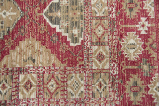 Rizzy Home Gossamer GS6784 Red Motif Area Rug, Rectangular 5'x8'