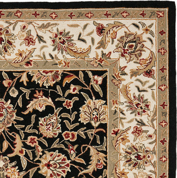 Safavieh Chelsea Hk78A Rug, Black, 3'0"x10'0" Runner