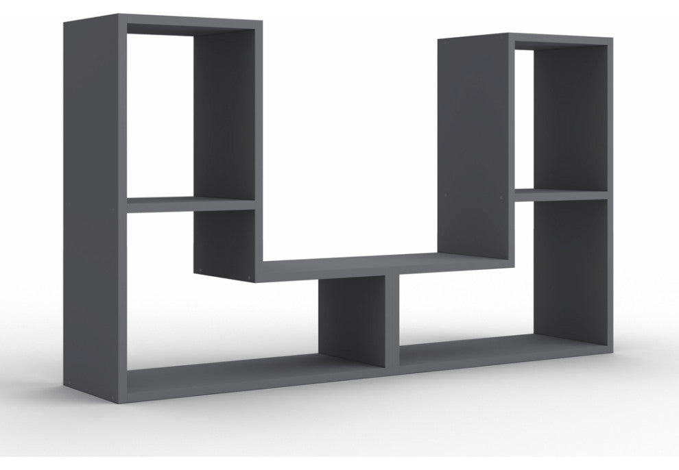 ANALI Modular Bookcase, Grey