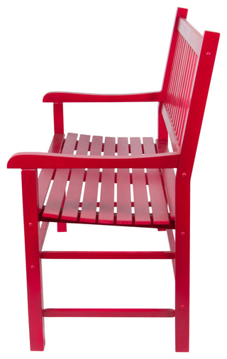 Shine Company Eden Garden Bench, Red