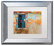 ''Havana Balcony'' Matted Framed Art, Silver Frame, White Matte, 14x11