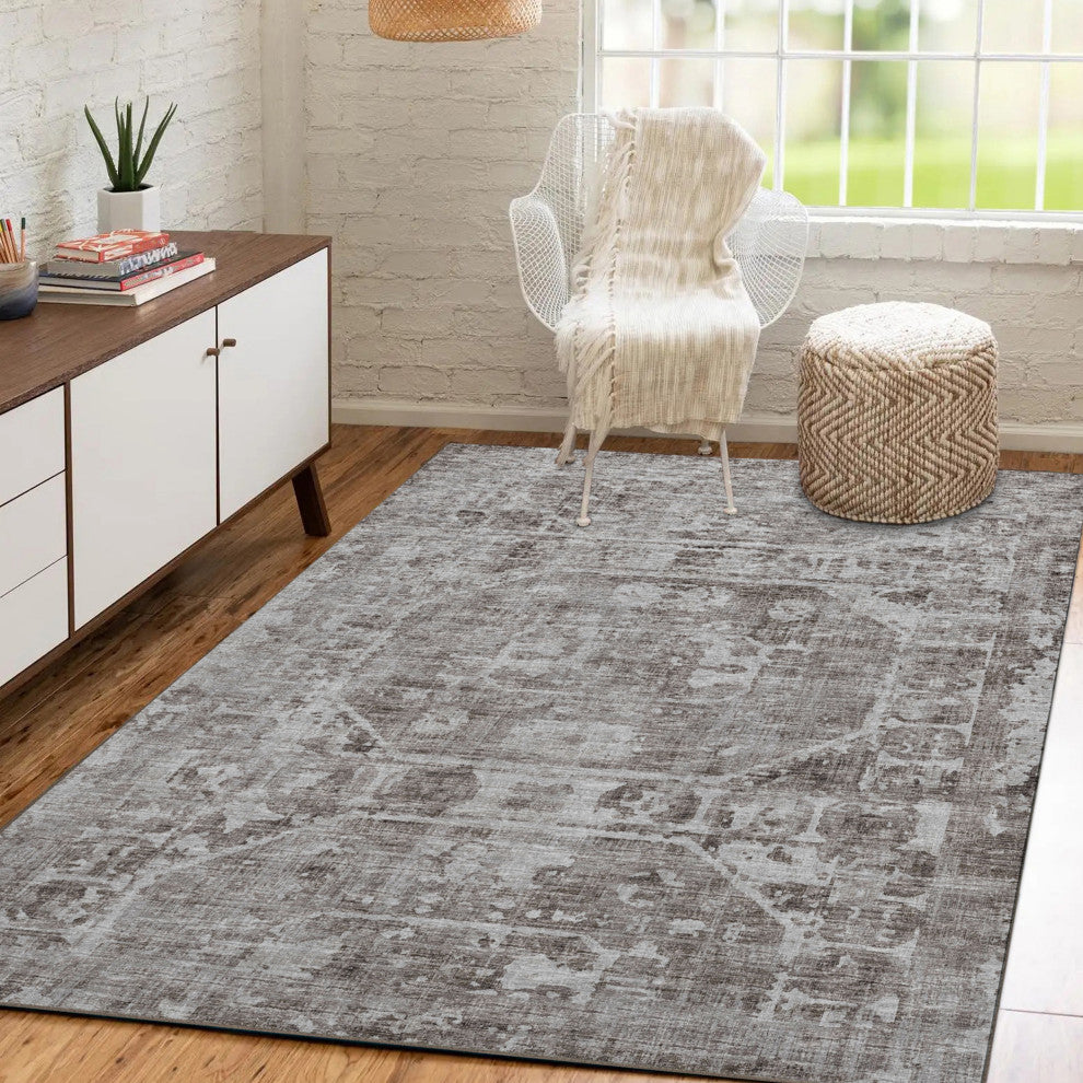 Aberdeen AB2 Coffee 3' x 5' Rug